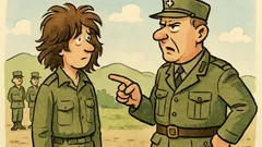 Witz: Rekrut Schulze, Ihre Haare...