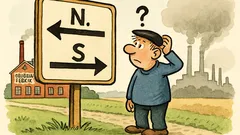 Witz: Woran erkennen Ostfriesen die Himmelsrichtung?