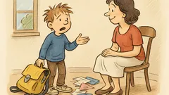 Witz: «Oh Mann, in der Schule blamiert…»