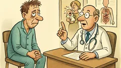 Witz: Patient fragt Arzt nach Schlaflosigkeit