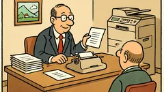 Witz: Kommt ein «Kopien-für-den-Gegner-Fertiger» ins Büro