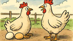 Witz: Sagt ein Huhn zum anderen …