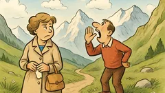 Witz: Hat Ihr Mann in den Alpen erkältet?