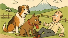 Witz: Was bekommt man beim Pitbull-Collie-Mix?