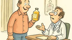 Witz: Der Patient kommt zum Arzt …